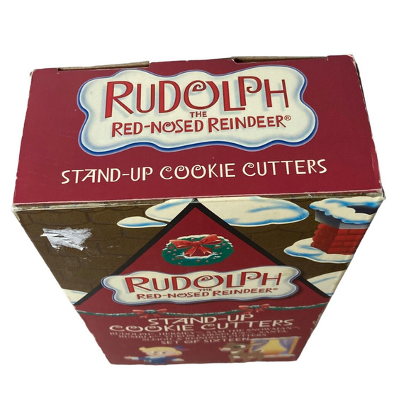 Rudolph The Red-Nosed Reindeer 16 Piece Stand-Up 3D Christmas Cookie Cutters - Picture 5 of 7